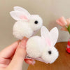 Children's Cloth Rabbit Duckbill Clip Handmade Cartoon Hairpin