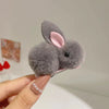 Children's Cloth Rabbit Duckbill Clip Handmade Cartoon Hairpin