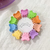 Children's Cute Mini Flower Crown Grip Hair Clip Colorful Cartoon Plastic Resin Hairpin For Baby Bangs And Broken Hair