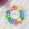Children's Cute Mini Flower Crown Grip Hair Clip Colorful Cartoon Plastic Resin Hairpin For Baby Bangs And Broken Hair