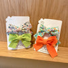 Children's Fabric Bow And Floral Duckbill Hair Clip Cute Princess Style Side Hairpin For Little Girls
