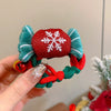 Children's Hair Ring Headwear Plush Elk Cartoon Handmade Hair Accessories