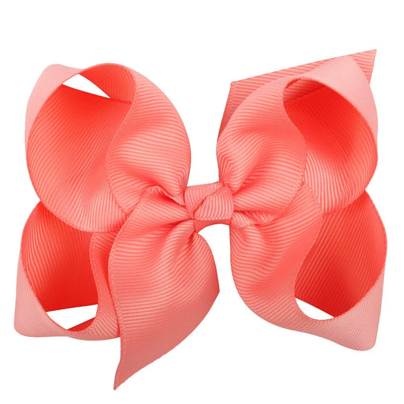 Children's Handmade Cloth Bow Flower Hair Clip Duckbill Hairpin Colorful Headwear