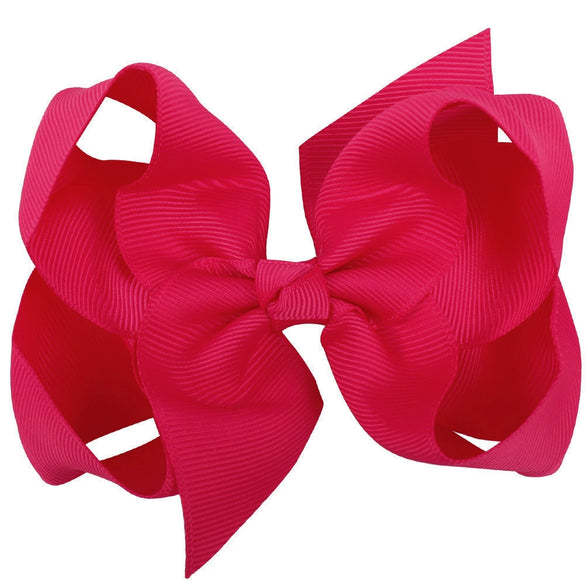 Children's Handmade Cloth Bow Flower Hair Clip Duckbill Hairpin Colorful Headwear