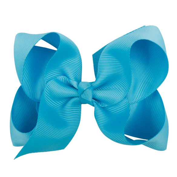 Children's Handmade Cloth Bow Flower Hair Clip Duckbill Hairpin Colorful Headwear