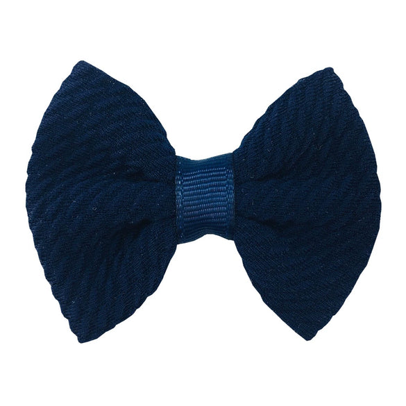 Children's Handmade Cloth Mini Bow Hair Accessories With Solid Color Pattern