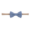 Children's Handmade Nylon Fabric Bow Plaid Hair Band Set Soft Elastic Bow Hair Rope Headdress Accessories