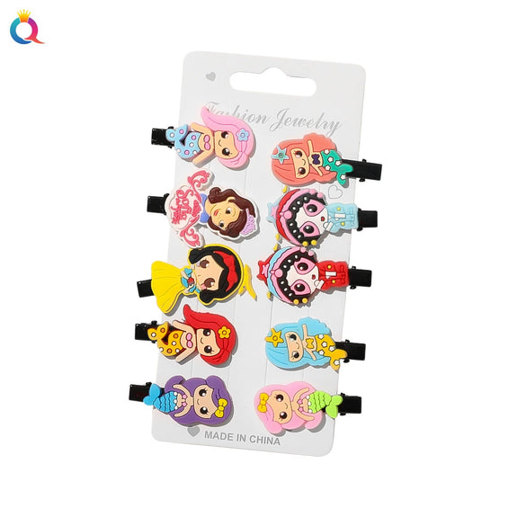 Children's Handmade Silicone Rabbit Ears Duckbill Hair Clip Set Playful Hair Accessories For Girls And Women
