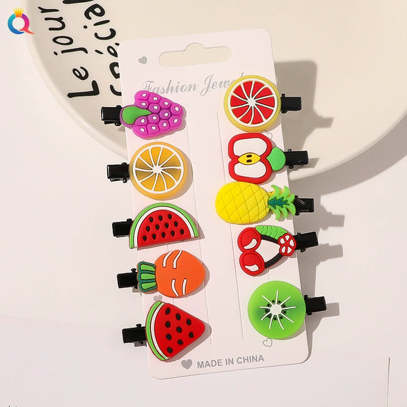 Children's Handmade Silicone Rabbit Ears Duckbill Hair Clip Set Playful Hair Accessories For Girls And Women