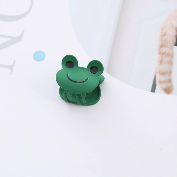 Children's Metal Cartoon Fruit Animal Style Baking Varnish Hair Clip Hair Accessories