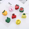 Children's Metal Cartoon Fruit Animal Style Baking Varnish Hair Clip Hair Accessories