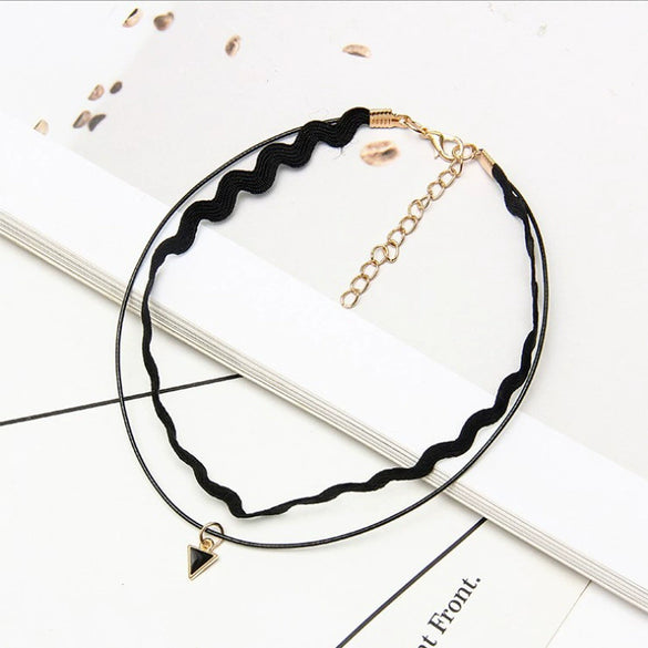 Children's Necklace Girls' Fashion Collarbone Chain Girls' Allmatch Simple Necklace Accessories Princess Baby Jewelry