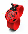 Children's Plastic Rubber Watch Fashion Creative Round Dial Cartoon Pattern Quartz Watch