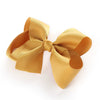 Children's Solid Color Cloth Bow Hair Clip Pointed Bb Clip Flower Headdress For Girls Baby Bow Hairpin Accessory