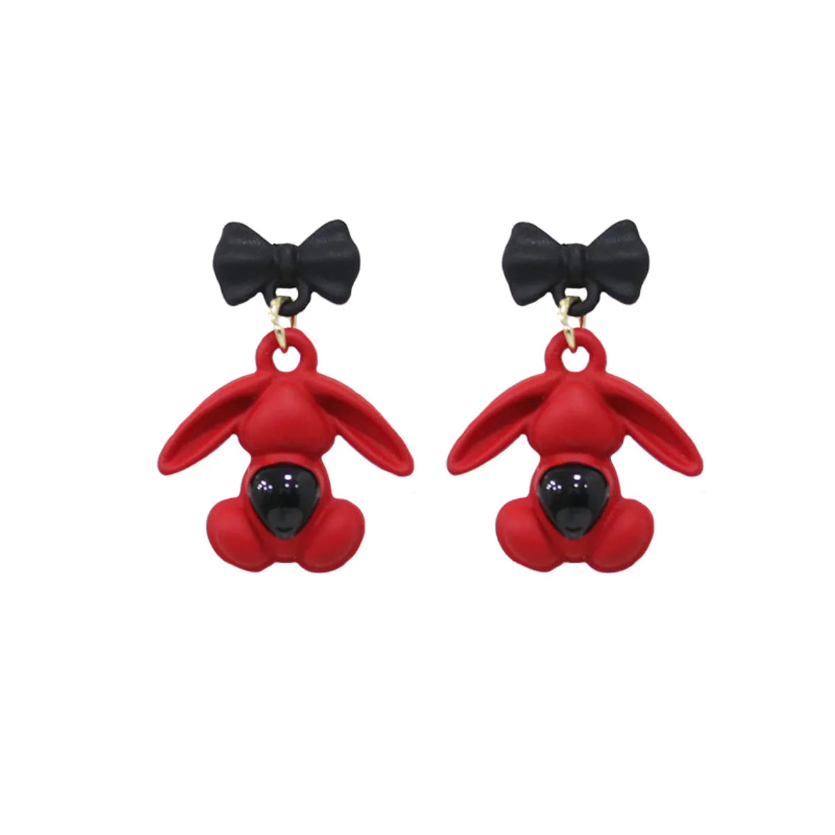 Chinoiserie Animal Alloy Plating Artificial Pearls Women'S Drop Earrings 1 Pair