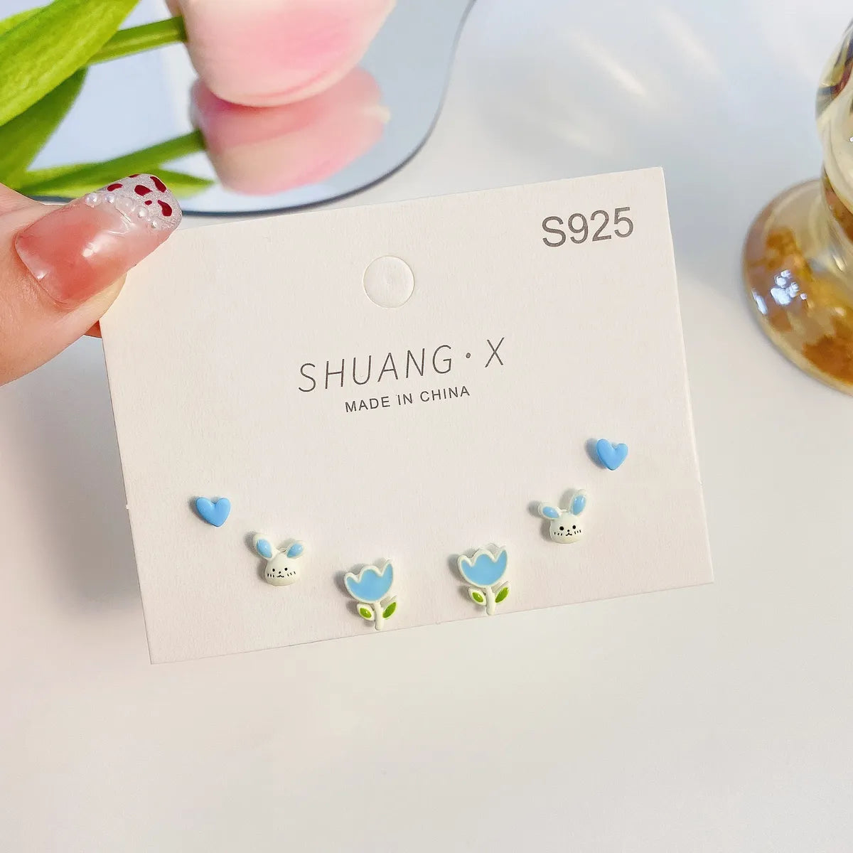 Chinoiserie Animal Alloy Plating Artificial Pearls Women'S Drop Earrings 1 Pair