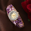 Chinoiserie Flower Quartz Women'S Watches