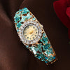 Chinoiserie Flower Quartz Women'S Watches