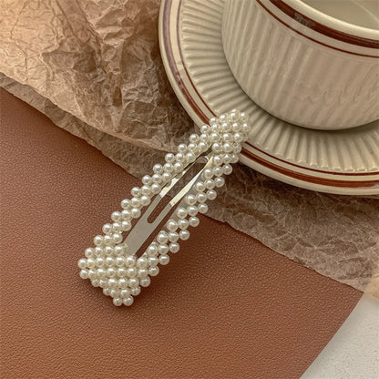 Chinoiserie Gradient Color Artificial Pearl Hair Clip 1 Piece