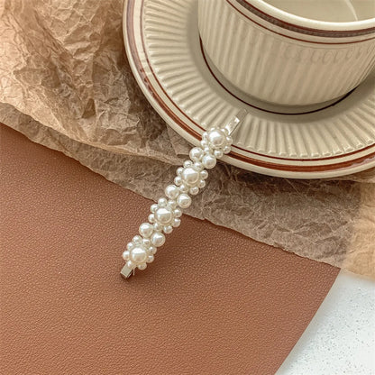 Chinoiserie Gradient Color Artificial Pearl Hair Clip 1 Piece