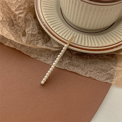 Chinoiserie Gradient Color Artificial Pearl Hair Clip 1 Piece