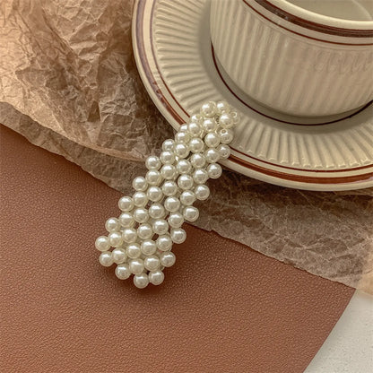 Chinoiserie Gradient Color Artificial Pearl Hair Clip 1 Piece