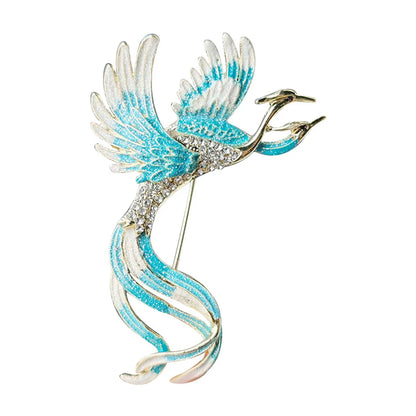 Chinoiserie Retro Ethnic Style Phoenix Alloy Plating Unisex Brooches