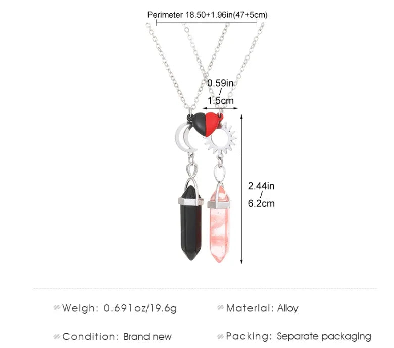 Chinoiserie Simple Style Bullet Heart Shape Rhombus Imitation Crystal Alloy Wholesale Pendant Necklace