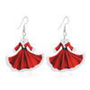 Christmas Carnival Party Elegant Fashion Acrylic Doublesided Earrings