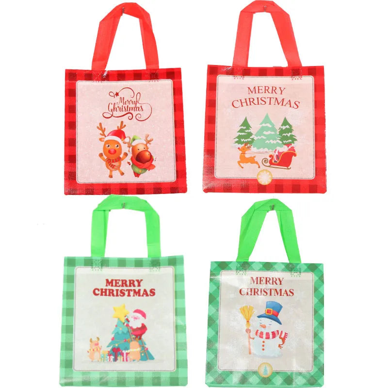 Christmas Cartoon Style Simple Style Elk Nonwoven Family Gathering Daily Festival Gift Bags