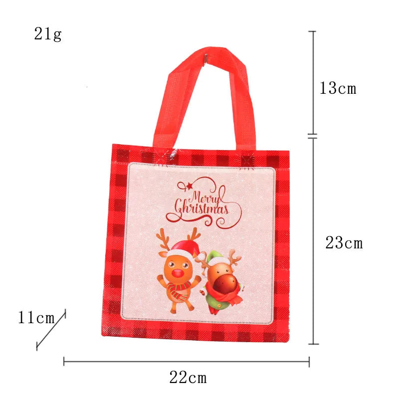 Christmas Cartoon Style Simple Style Elk Nonwoven Family Gathering Daily Festival Gift Bags