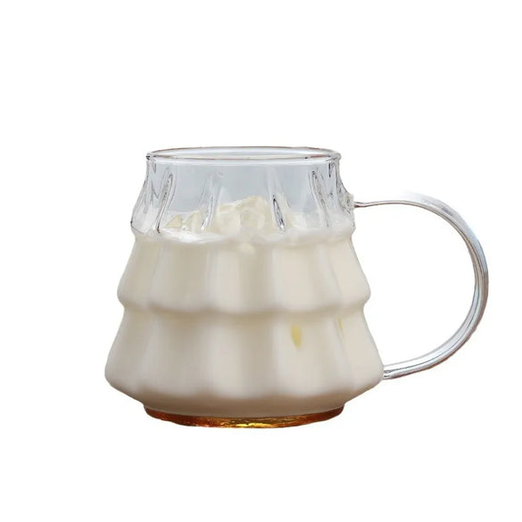 Christmas Casual Solid Color Borosilicate Glass Water Bottles 1 Piece