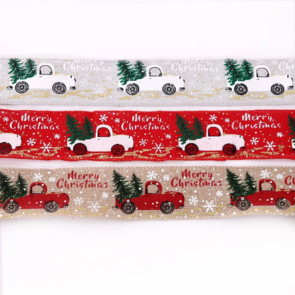 Christmas Christmas Tree Car Fine Linen Party Decorative Props