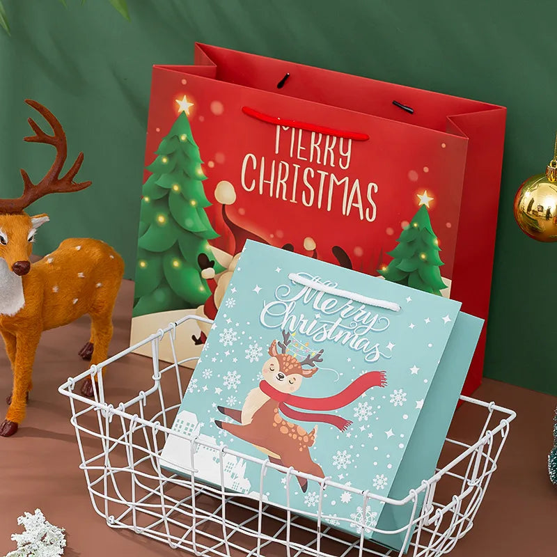 Christmas Cute Cartoon Paper Card Party Gift Bags