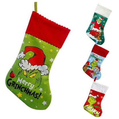 Christmas Cute Christmas Socks Monster Cloth Party Hanging Ornaments