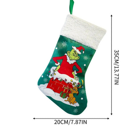 Christmas Cute Christmas Socks Monster Cloth Party Hanging Ornaments