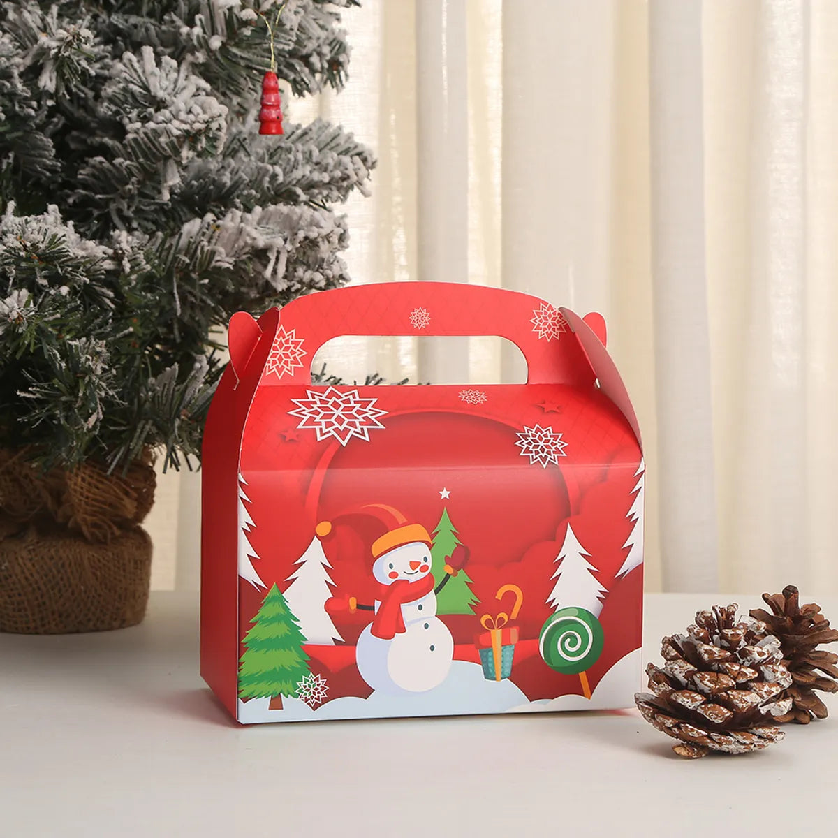 Christmas Cute Christmas Tree Santa Claus Elk Paper Festival Gift Wrapping Supplies