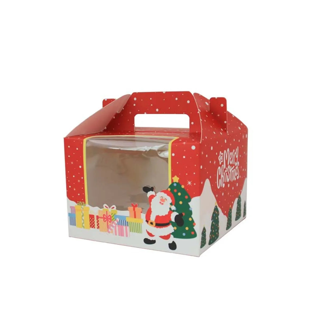 Christmas Cute Christmas Tree Santa Claus Kraft Paper Party Gift Wrapping Supplies