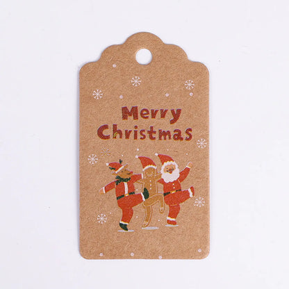 Christmas Cute Christmas Tree Santa Claus Snowman Paper Party Festival Gift Wrapping Supplies