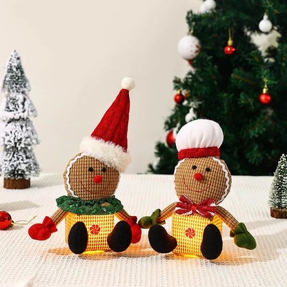 Christmas Cute Gingerbread Cloth Party Festival Ornaments