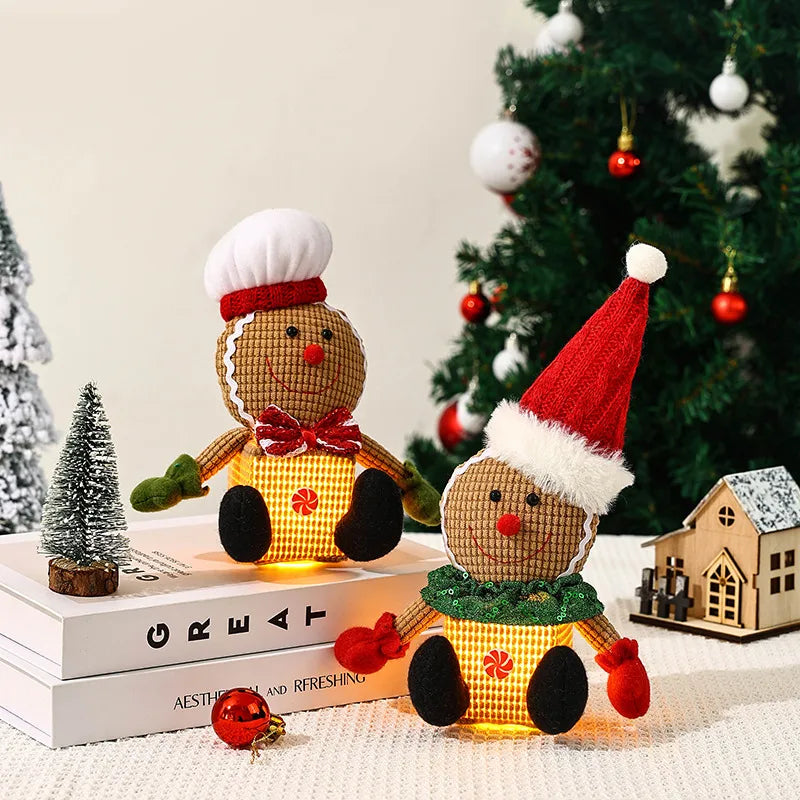 Christmas Cute Gingerbread Cloth Party Festival Ornaments