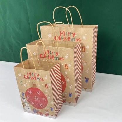 Christmas Cute Santa Claus Christmas Party Gift Wrapping Supplies Gift Bags