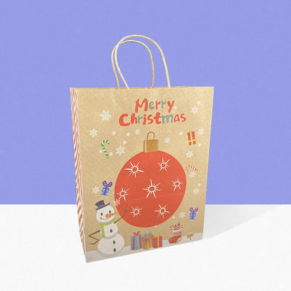 Christmas Cute Santa Claus Christmas Party Gift Wrapping Supplies Gift Bags