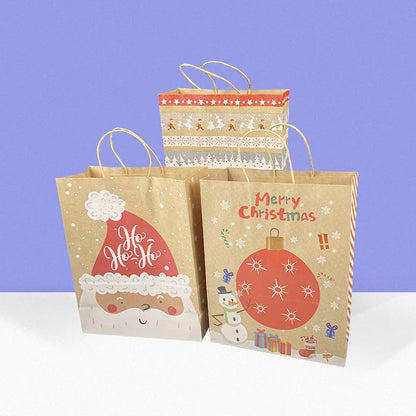 Christmas Cute Santa Claus Christmas Party Gift Wrapping Supplies Gift Bags