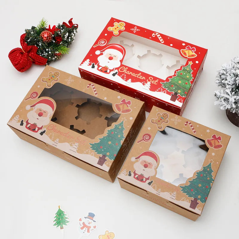 Christmas Cute Santa Claus Paper Christmas Party Gift Wrapping Supplies