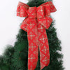 Christmas Decoration Red Bow Cotton Cloth Christmas Tree Decorations For Shopping Mall Hotel
