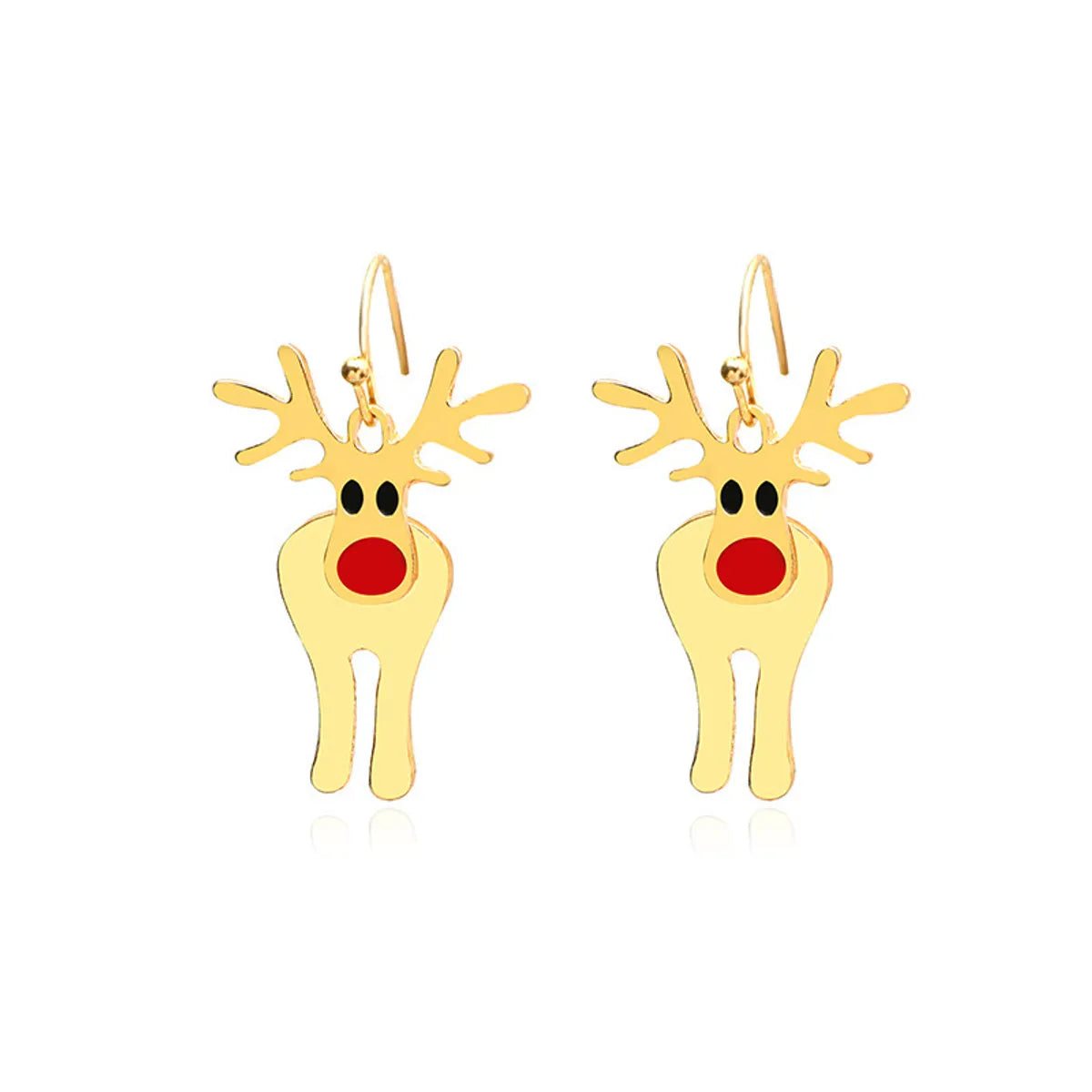 Christmas Plating Alloy No Inlaid Earrings Ear Studs