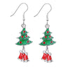 Christmas Elk Christmas Tree Cartoon Bell Santa Claus Earrings Wholesale Nihaojewelry