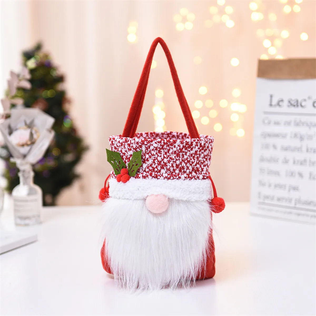 Christmas Fashion Solid Color Cloth Party Gift Bags 1 Piece