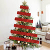 Christmas Glitter Ribbon Cloth Mechanical Holiday Party Decoration